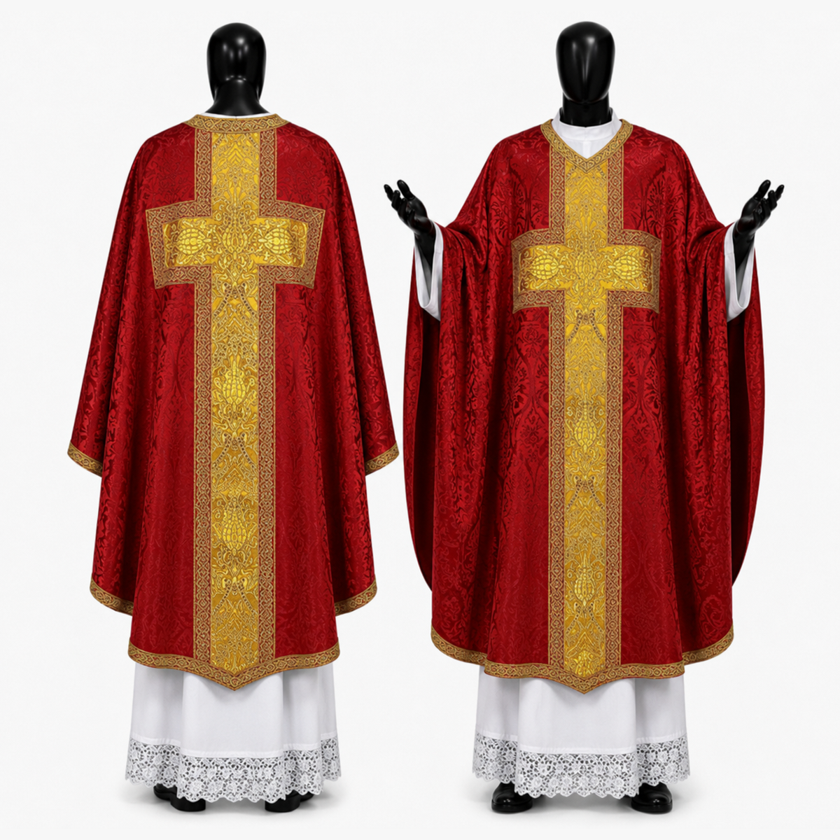 Gotisches Messgewand Rot