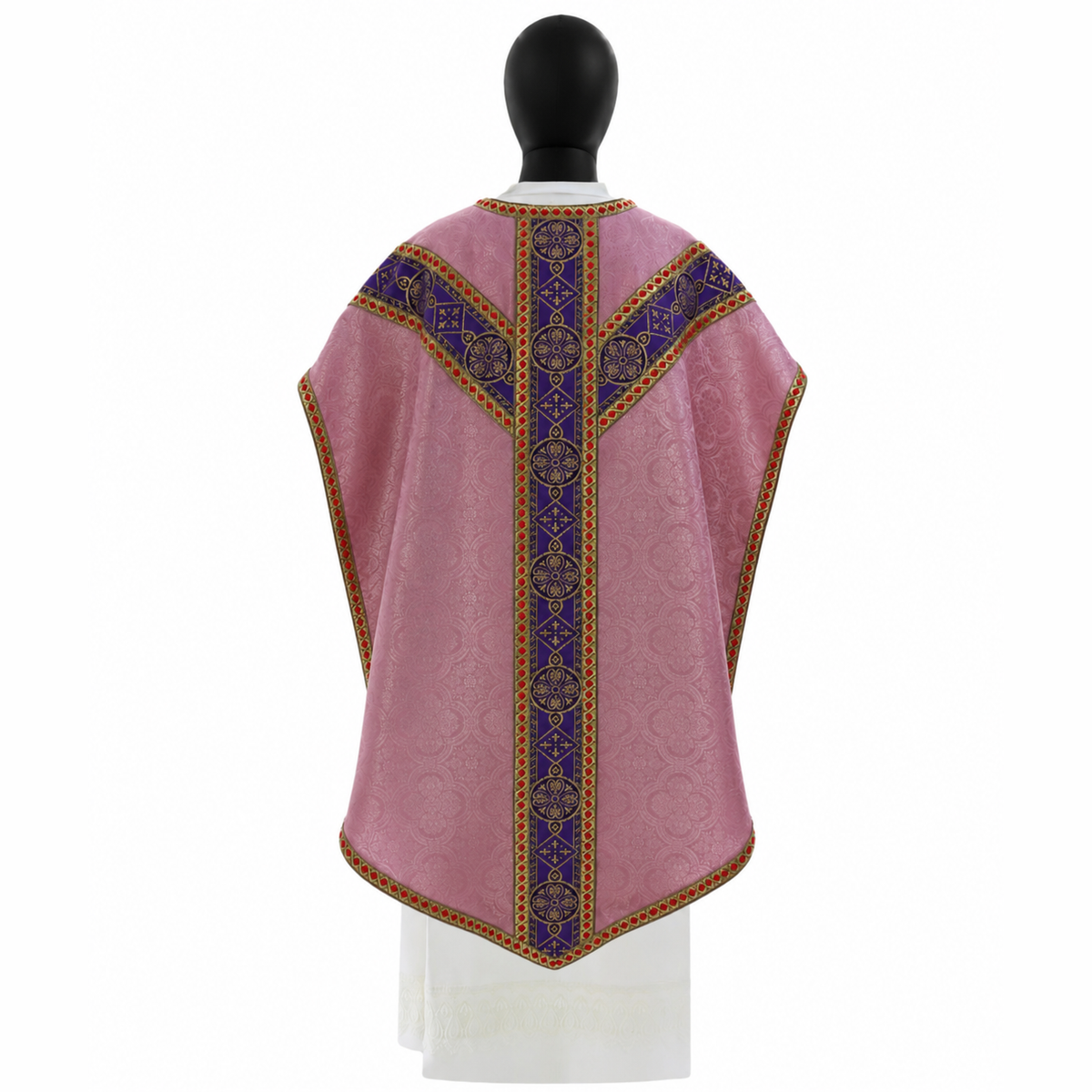 Pugin-Kasel, rosa
