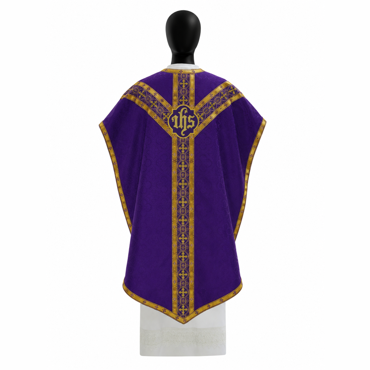 Kasel im Pugin-Stil, violett
