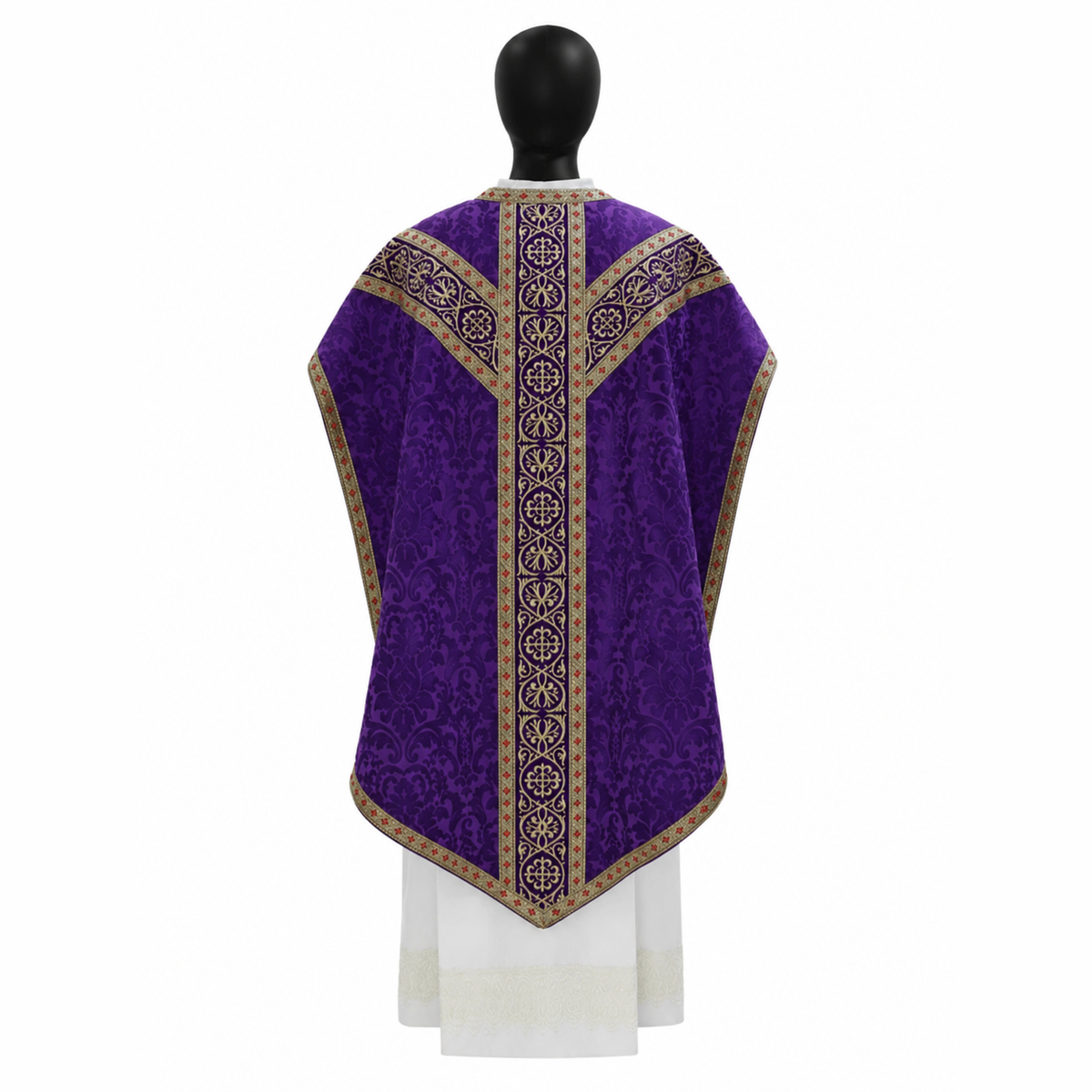 Pugin-Stil Kasel Violett