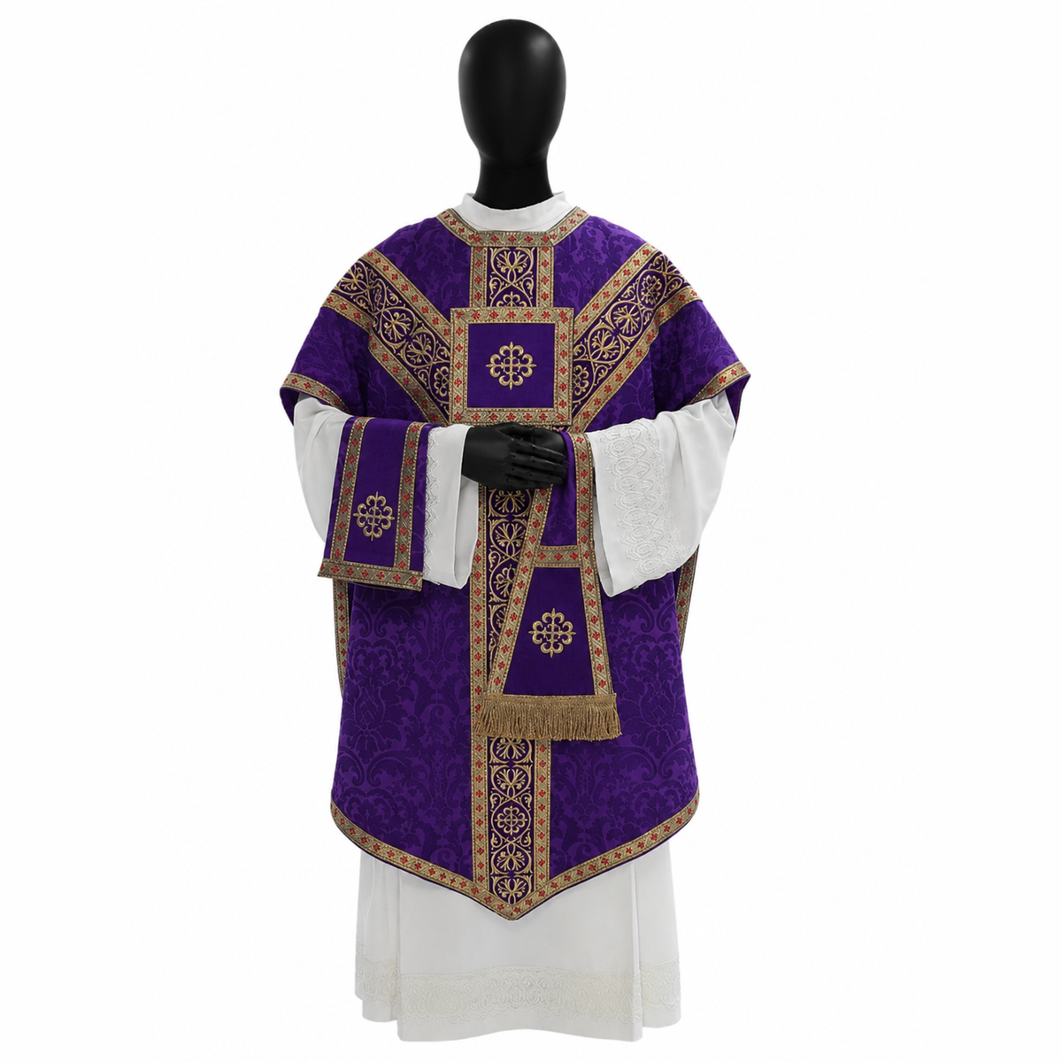 Pugin-Stil Kasel Violett