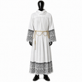Set: Leinenalbe + Schultertuch ALB01-025