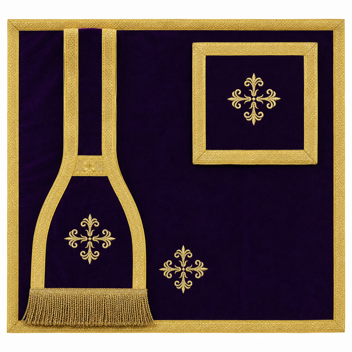 Römisches Messgewand, violett