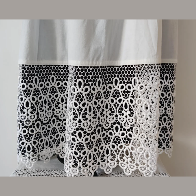 Set: Leinenalbe + Schultertuch ALB01-025