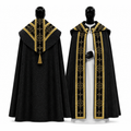 Chasuble halbgotisch, schwarz