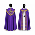 Violettes halbgotisches Chorhemd
