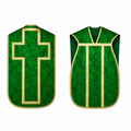 Römisches Messgewand mit Kreuz, grün