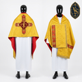 Liturgischer Schleier violett mit Stickerei – WLKRB-011