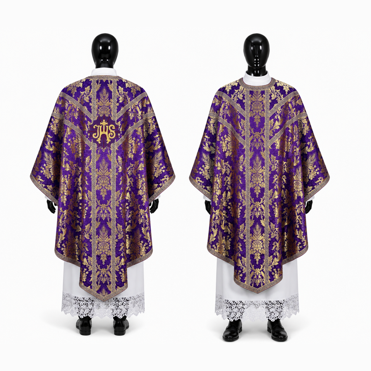 Halbgotisches Messgewand Violett