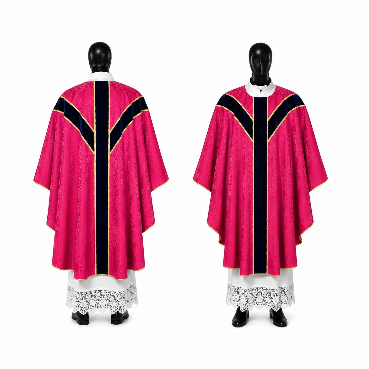 Kasel halbgotisch Rosa