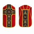 Römisches Messgewand mit Kreuz, Rot