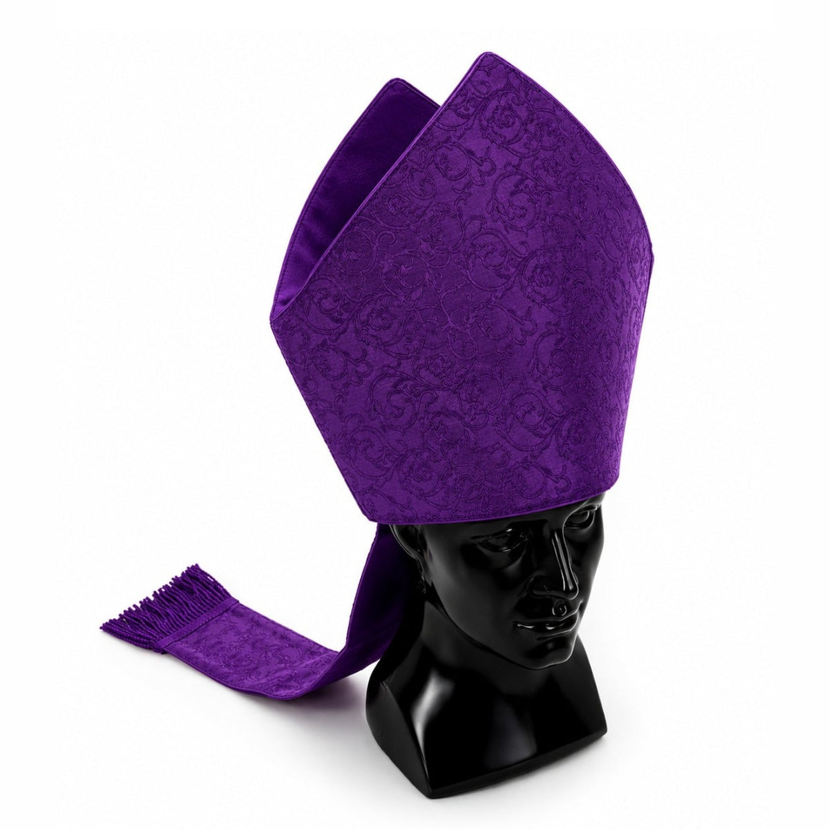 Liturgische Mitra Violett