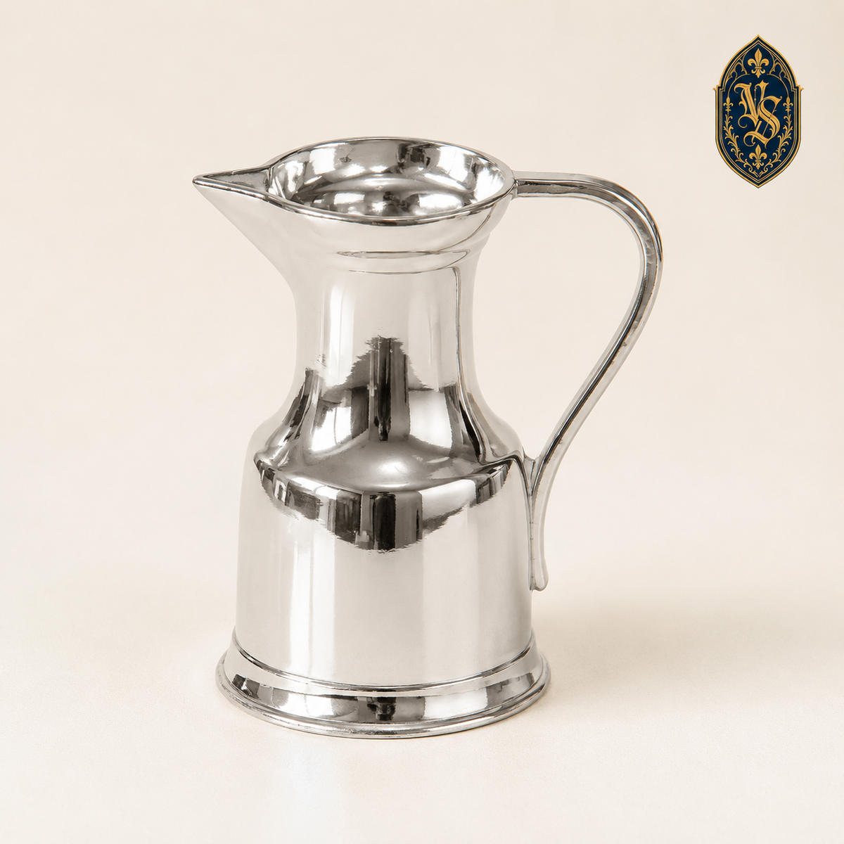 Lavabo-Kanne vernickelt 12 cm – LVSCM-003
