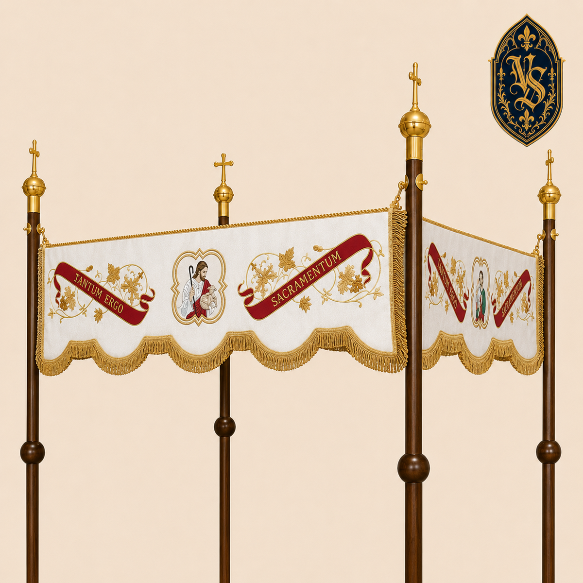 Prozessionsbaldachin bestickt – Tantum Ergo Sacramentum
BLHKRB-003