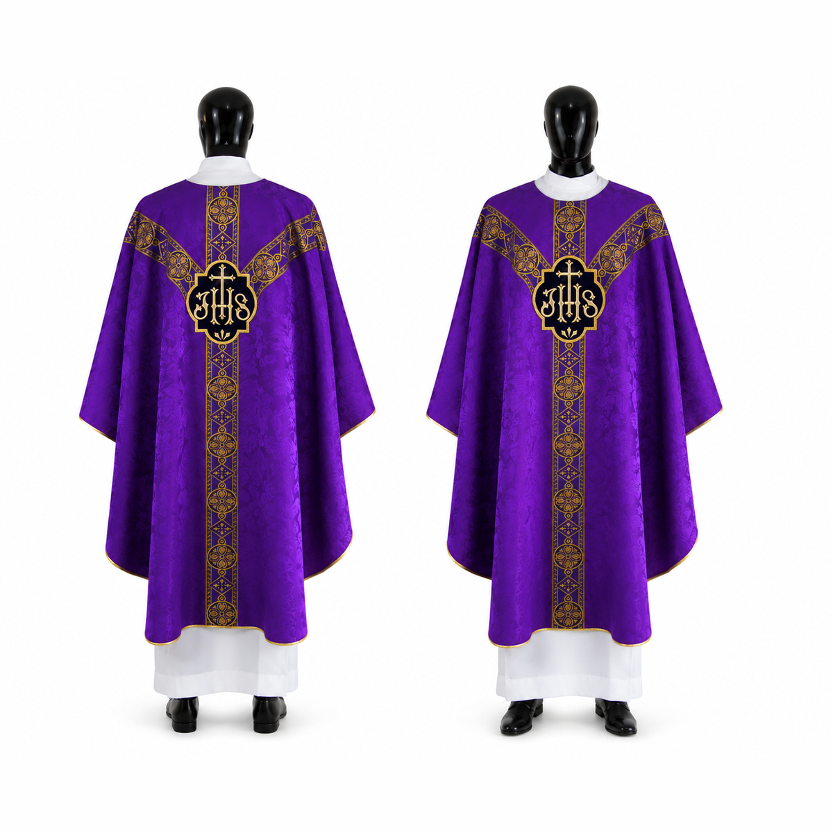 Kasel semi-gotisch Violett