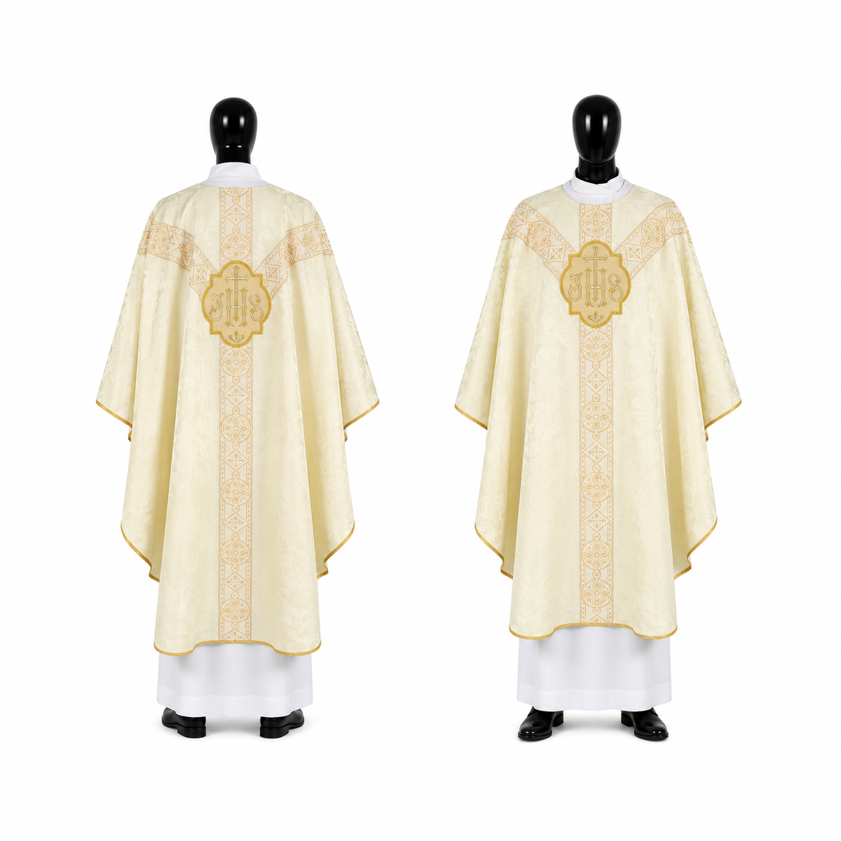 Kasel semi-gotisch creme